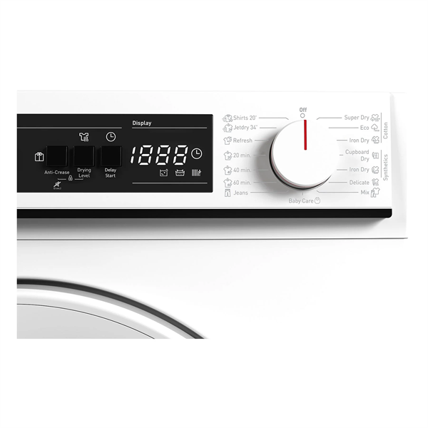 SHARP KD-NHA7S6GWE-EE Hőszivattyús szárítógép 7 kg, Fehér