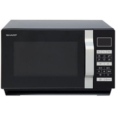 SHARP R760BK grilles mikrohullámú sütő, 23, mikro: 900W, guartz grill:1000W,  11 teljesítmény, 14 program