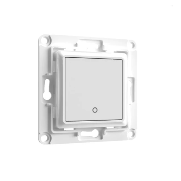 SHELLY Fali Villanykapcsoló, 1 Gombos, fehér - SHELLY WALL SWITCH 1XBTN WHITE