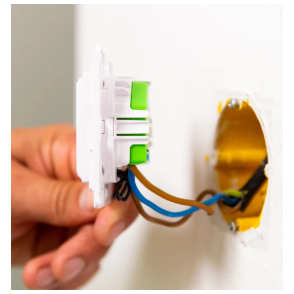 SHELLY Fali Villanykapcsoló, 1 Gombos, fekete - SHELLY WALL SWITCH 1XBTN BLACK