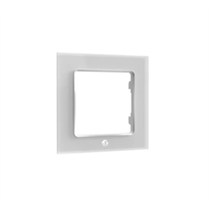 SHELLY Fali Villanykapcsoló Keret, 1-es fehér - SHELLY WALL SWITCH FRAME X1 WHITE