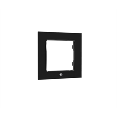 SHELLY Fali Villanykapcsoló Keret, 1-es fekete - SHELLY WALL SWITCH FRAME X1 BLACK