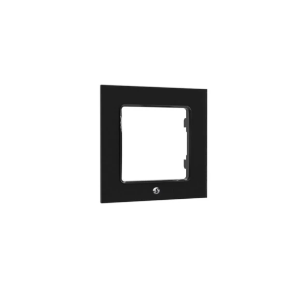 SHELLY Fali Villanykapcsoló Keret, 1-es fekete - SHELLY WALL SWITCH FRAME X1 BLACK
