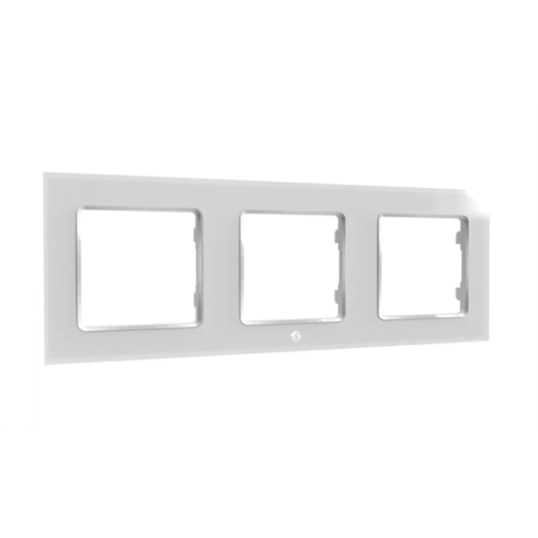 SHELLY Fali Villanykapcsoló Keret, 3-es fehér - SHELLY WALL SWITCH FRAME X3 WHITE