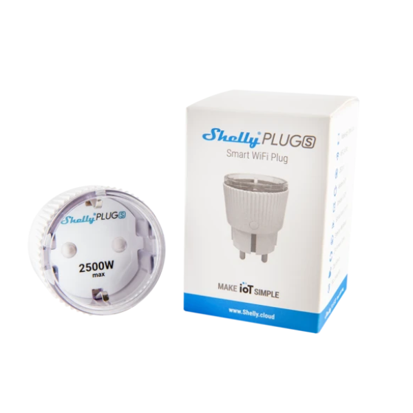 SHELLY Okos Dugalj, WiFi-s, Fogyasztársmérővel - SHELLY PLUG S