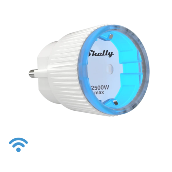 SHELLY Okos Dugalj, WiFi-s, Fogyasztársmérővel - SHELLY PLUG S