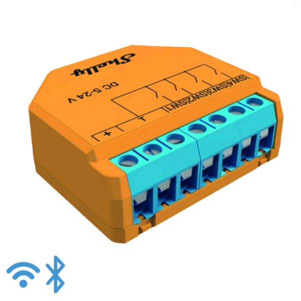 SHELLY Okoskapcsoló, WiFi-s - SHELLY PLUS I4 DC