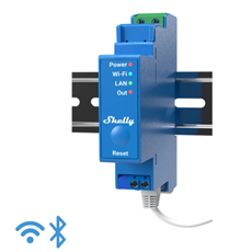 SHELLY Okosrelé, 16A, WiFi + Ethernet, DIN-sínre szerelhető - SHELLY PRO 1