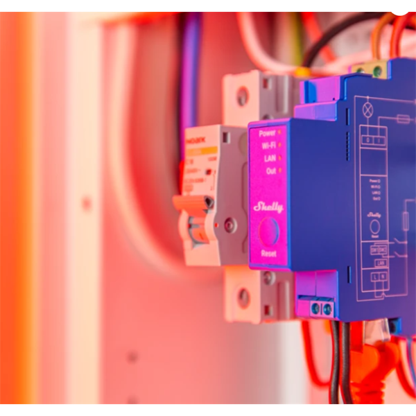 SHELLY Okosrelé, 16A, WiFi + Ethernet, DIN-sínre szerelhető - SHELLY PRO 1