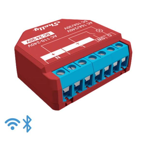 SHELLY Okosrelé, WiFi-s, Fogyasztásmérővel - SHELLY PLUS 1PM