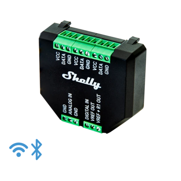 SHELLY Szenzor Adapter Shelly PLUS Okosrelékhez, más szenzorok csatlakoztatásához  - SHELLY PLUS ADD-ON