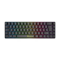 SILVERLINE gamer vezetékes billentyűzet, kompakt, RGB világítás, HU