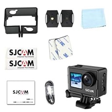 SJCAM Action Camera SJ4000 Dual Screen, WIFI, 16 MP, Black, 4K, vízálló tokkal, kettős képernyő, 4 videó + 4 fotófunkció