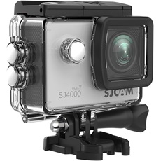 SJCAM Action Camera SJ4000 WiFi, Silver,  4K, 30m, 12 MP, vízálló tokkal, LCD kijelző 2.0, időzítő funkció, lassítás