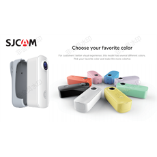 SJCAM Pocket Action Camera C100, Black, WIFI, 1080p, vízálló tokkal 30m - ig, mikro USD, portré mód