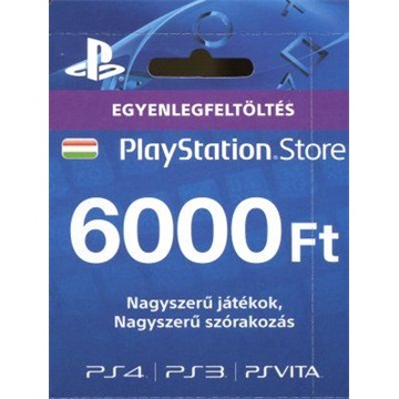 SONY PSN PlayStation Live Card (PS4) 6000 Ft