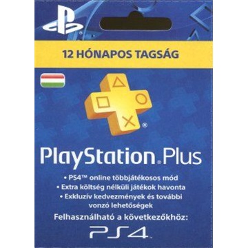 SONY PSN PlayStation Plus 365 napos feltöltõkártya (PS4)