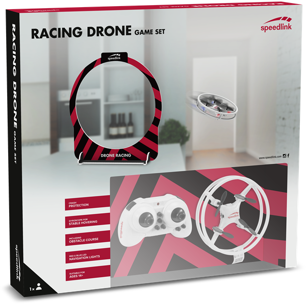 SPEEDLINK Drón kiegészítő szett, RACING DRONE Game Set, white