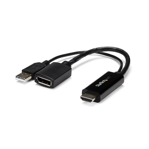 STARTECH Átalakító HDMI to Displayport 4K 30Hz + USB Adapter