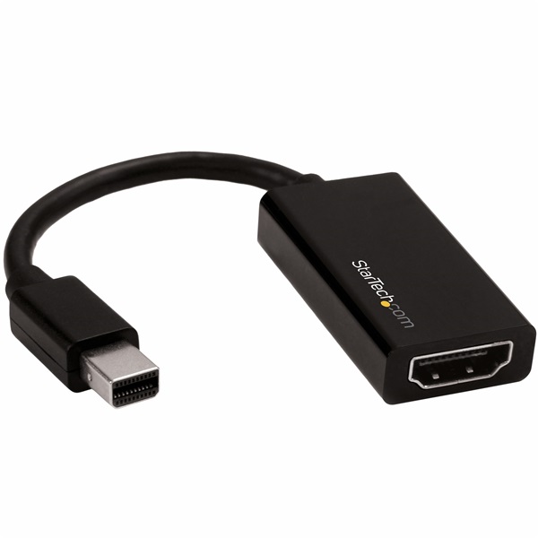 STARTECH Átalakító Mini Displayport 1.4 to HDMI 2.0 4K 60Hz, 15cm kábel, Fekete