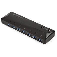 STARTECH USB Hub - 7-Port USB 3.0 Hub plus Dedicated Charging Ports 2x 2.4A