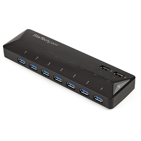 STARTECH USB Hub - 7-Port USB 3.0 Hub plus Dedicated Charging Ports 2x 2.4A
