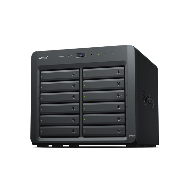 SYNOLOGY NAS 12 fiókos Bővítő egység - DX1215II