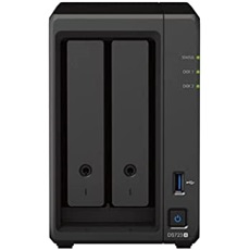 SYNOLOGY NAS 2 fiókos AMD Ryzen R1600 2x2,6GHz, 2GB DDR4 RAM, 2x1000Mbit, 1xUSB3.2Gen1 - DS723+