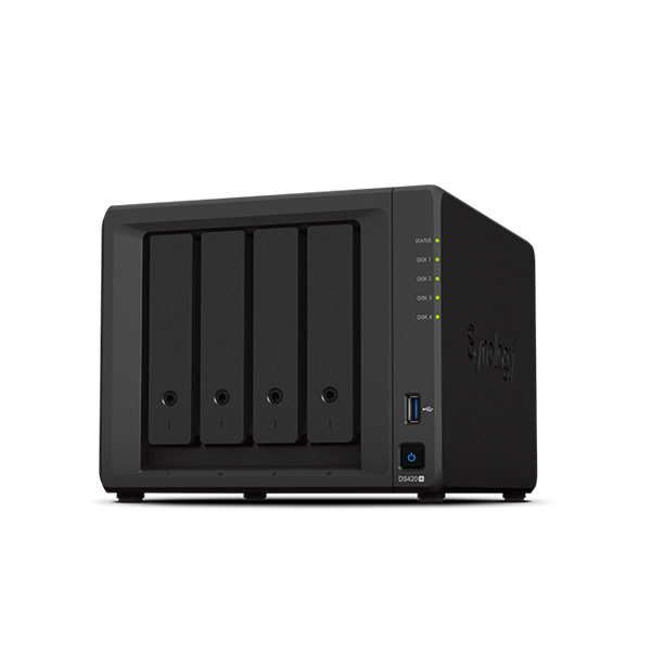 SYNOLOGY NAS 4 Fiókos DS420++6G Intel Celeron J4025 2x2,0GHz, 6GB DDR4, 2x1GbE, 2xUSB3.2