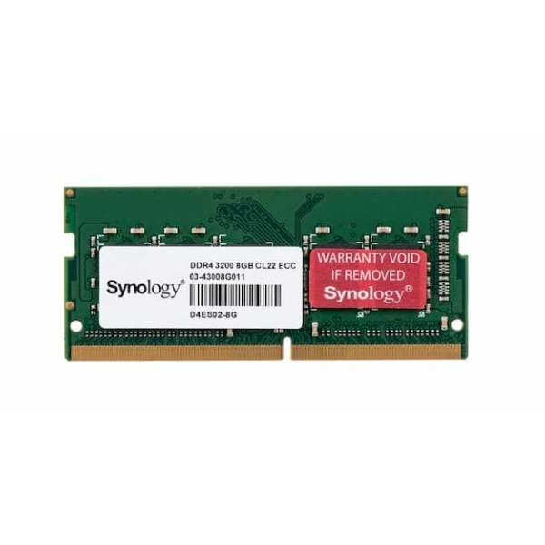 SYNOLOGY NAS Memória 8GB DDR4 ECC RAM, SODIMM