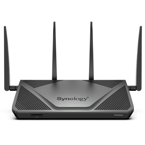 SYNOLOGY Wireless Router 2x1000Mbps DualWAN, 4x1000Mbps, 4x4 MIMO, RT2600ac