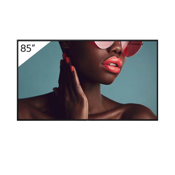 SONY Bravia 24/7 FW-85BZ40L 85" professzionális LCD kijelző, Android TV, 3840x2160, 16:9, 650 cd/m2, 4xHDMI/2xUSB/WIFI
