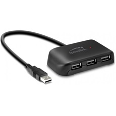 SPEEDLINK SL-140004-BK, SNAPPY EVO USB Hub, 4-Port, USB 2.0, Passive, black