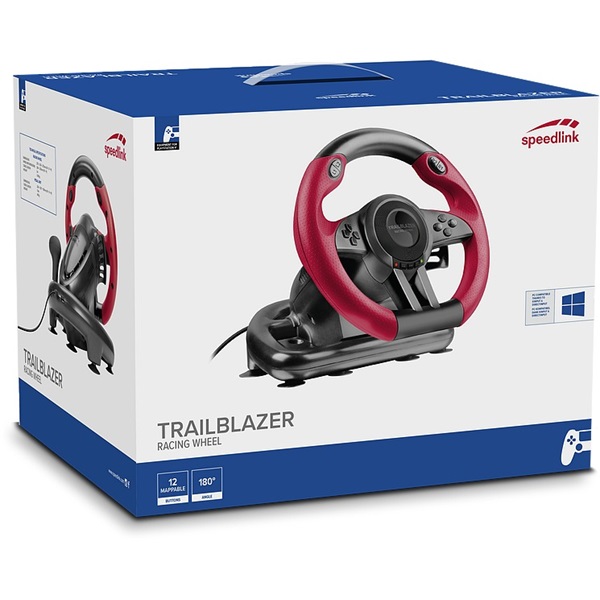 Speedlink SL-450500-BK TRAILBLAZER PS4/PS3/PC kormány, fekete