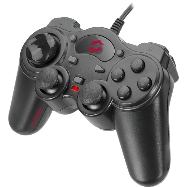 Speedlink SL-6515-BK THUNDERSTRIKE vezetékes PC Gamepad, fekete