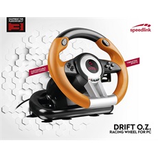 Speedlink SL-6695-BKOR-01 DRIFT O.Z. Racing Wheel PC kormány, fekete-narancssárga