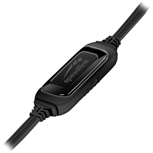 Speedlink SL-860000-BK LEGATOS Gaming mikrofonos fejhallgató, fekete