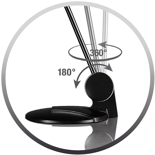 SPEEDLINK SL-8702-BK PURE Desktop Voice asztali mikrofon, fekete