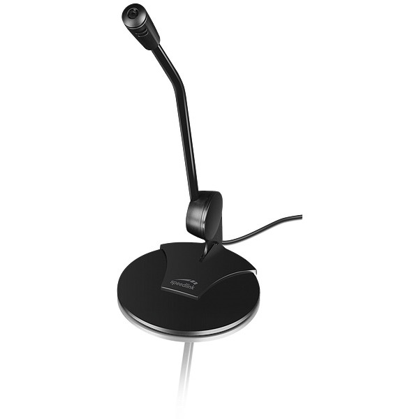 Speedlink SL-8702-BK PURE Desktop Voice asztali mikrofon, fekete