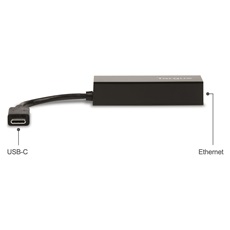 TARGUS Cable & Adapter / USB-C to Gigabit Ethernet Adapter - Black
