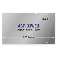 TARGUS Betekintésvédő fólia ASF133WEU, Privacy Screen 13.3"W (16:10)