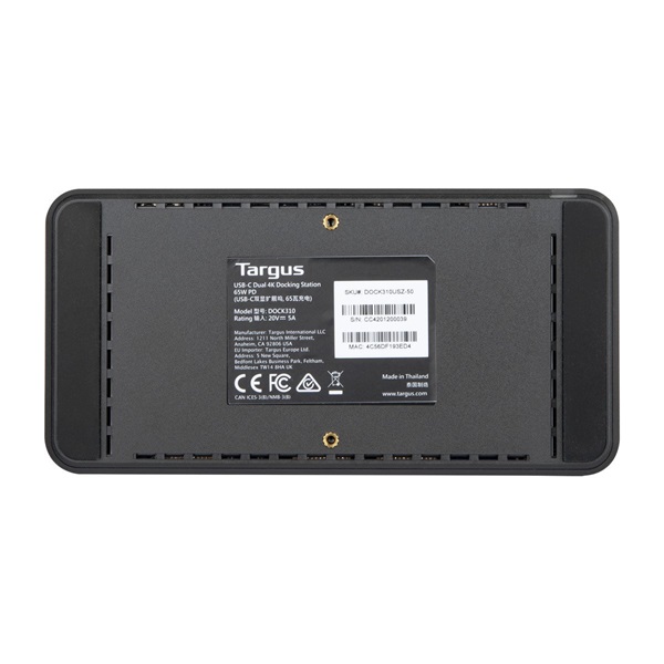 TARGUS Dock / Universal USB-C DV4K Docking Station with 65W Power Delivery