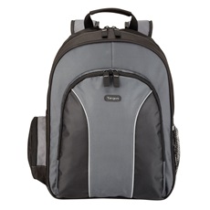 TARGUS Notebook hátizsák TSB023EU, Essential 15.4-16" Laptop Backpack - Black/Grey