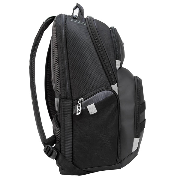 TARGUS Notebook hátizsák TSB956GL, DrifterTrek 11.6-15.6" Laptop Backpack with USB Power Pass-Thru - Black