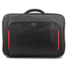 TARGUS Briefcase / Classic+ 17-18" Clamshell Laptop Bag - Black/Red