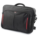 TARGUS Notebook t&#225;ska CN418EU, Classic+ 17-18&quot; Clamshell Laptop Bag - Black/Red