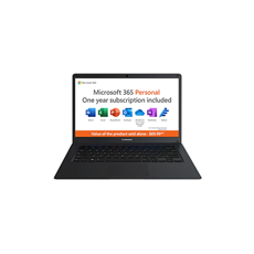 THOMSON NEO 14.1" HD, Intel® Celeron™ N4020, 4GB, 128GB SSD, Windows 11 HOME S+ MICROSOFT 365, Black