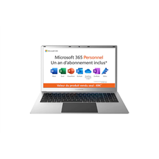 THOMSON NEO 15.6" FHD, Intel® Celeron™ N4020, 4GB, 128GB SSD, Windows 11 HOME S+ MICROSOFT 365, Silver