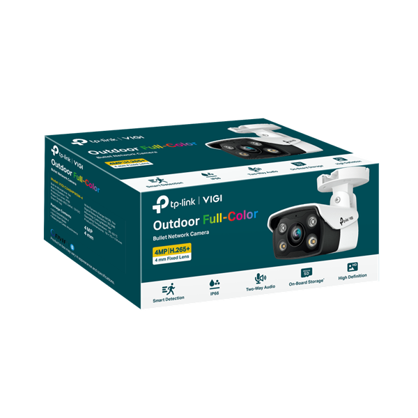 TP-LINK IP Kamera kültéri éjjellátó 4 Megapixel, 4mm Objektív, VIGI C340(4mm)