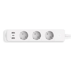 TP-LINK Okos Elosztósor Wifi-s, 3xDugalj + 2xUSB + 1x 18W USB-C, TAPO P300